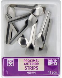 Matryce łyżeczki do odbudowy zębów przednich 12szt Średnie 