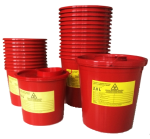 Pojemnik na odpady medyczne 1L czerwony