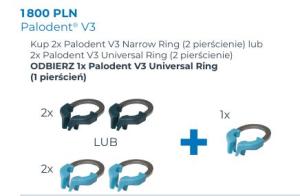 Palodent V3 pierścień 2szt x2op.+ GRATIS: Pierścień Universal x1szt 