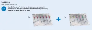 Pilniki Reciproc Minima pilniki VDW 6szt x3op.+ GRATIS Pilniki Reciproc Minima Asort