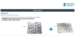 Pilniki Reciproc Blue 6szt VDW x3op.+ GRATIS: Reciproc Minima 1op.
