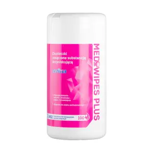 Mediwipes Plus 100szt chusteczki alkoholowe w tubie