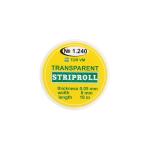 Taśma poliestrowa gładka 10m szer.8mm grub.0,05